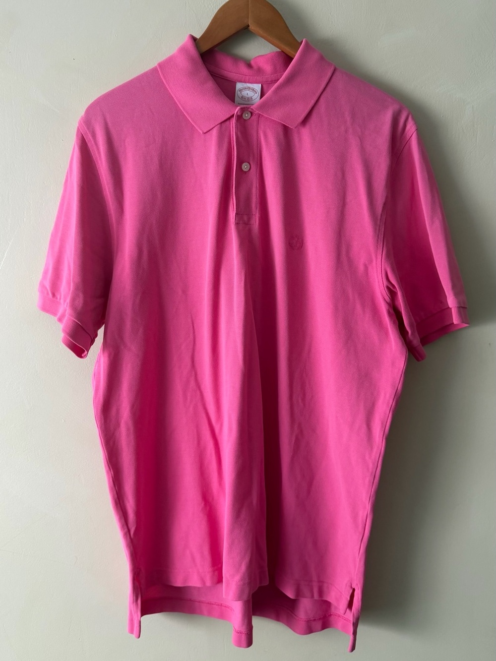Brooks Brothers Pink Polo Shirt sz L